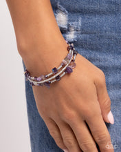 Load image into Gallery viewer, Seed Bead Scene - Purple
