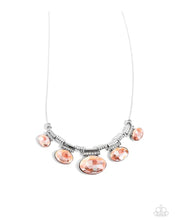 Load image into Gallery viewer, PAPARAZZI "SOCIALITE STATUS" ORANGE NECKLACE & EARRING SET
