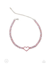 Load image into Gallery viewer, Rows of Romance Pink Necklace