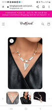 Load image into Gallery viewer, Fetchingly Fierce - Gold Paparazzi Life of the Party Necklace July 2023 (G-148)