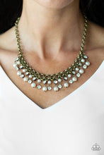 Load image into Gallery viewer, You May Kiss the Bride Brass Necklace (BRS-03)
