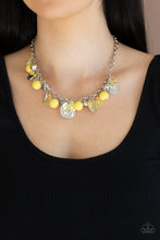 Load image into Gallery viewer, Prismatic Sheen - Yellow necklace (Y-08)