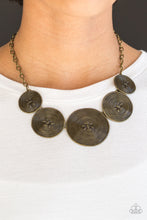 Load image into Gallery viewer, Deserves A Medal Brass Necklace (BRS-34)
