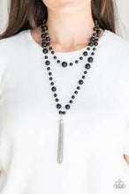 Load image into Gallery viewer, Social hour -black necklaces (BLK-20)