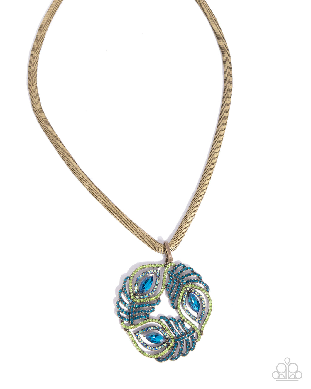 Peacock Patchwork - Brass