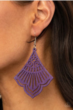 Load image into Gallery viewer, Eastern Escape - Purple Paparazzi Earrings
