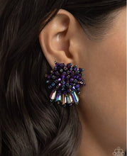 Load image into Gallery viewer, Paparazzi Earring ~ Streamlined Sass - Purple
