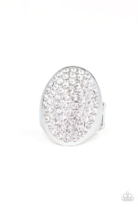 Bling Scene White Ring