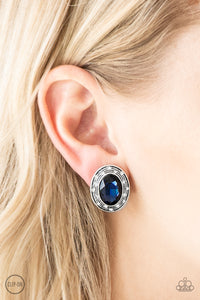 East Side Etiquette - blue - Paparazzi CLIP ON earrings