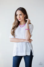 Load image into Gallery viewer, Plentiful Pebbles - Purple bracelet

