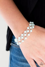 Load image into Gallery viewer, Stage Name - Blue Pearls - Adjustable Bracelet
