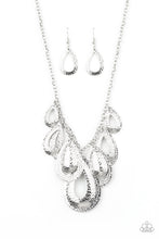 Load image into Gallery viewer, Teardrop Tempest - Silver Necklace (S-147)
