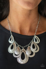 Load image into Gallery viewer, Teardrop Tempest - Silver Necklace (S-147)
