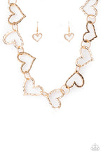 Load image into Gallery viewer, Vintagely Valentine - Gold Necklace

