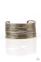 Load image into Gallery viewer, Wire Warrior - Brass - Cuff Bracelet
