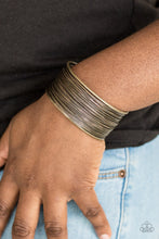 Load image into Gallery viewer, Wire Warrior - Brass - Cuff Bracelet

