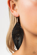 Load image into Gallery viewer, WHEREVER THE WIND TAKES ME - BLACK LEATHER
