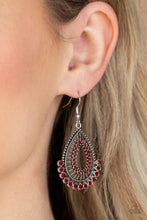 Load image into Gallery viewer, Castle Collection - Red Earrings
