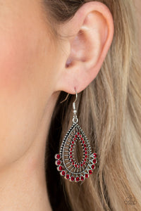 Castle Collection - Red Earrings