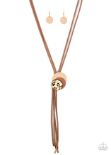 Load image into Gallery viewer, I&#39;m FELINE Good - Brown Necklace
