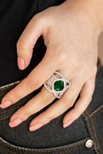 Load image into Gallery viewer, Triple Crown Twinkle Green Ring
