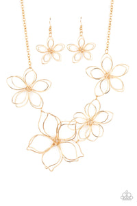 Flower Garden Fashionista - Gold (G-021)