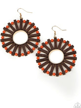 Load image into Gallery viewer, Solar Flare - Orange Earrings
