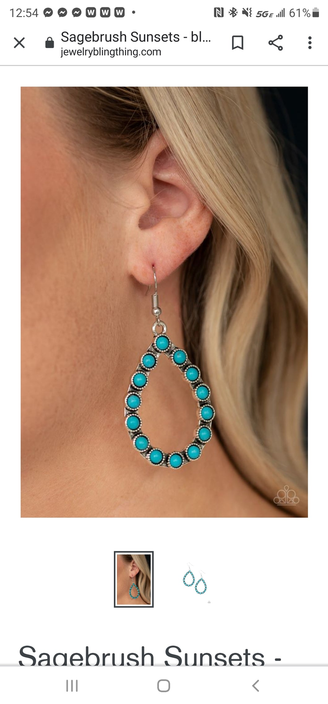 Sagebrush Sunsets - blue 