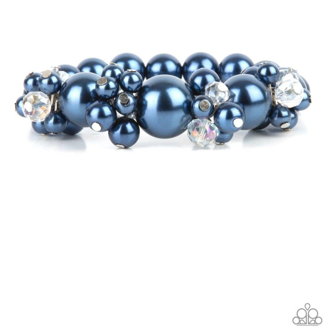 Upcycled Upscale - Blue Bracelet