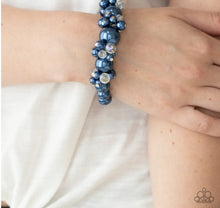 Load image into Gallery viewer, Upcycled Upscale - Blue Bracelet
