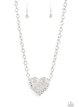 Load image into Gallery viewer, Heartbreakingly Blingy White Necklace
