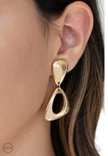 Load image into Gallery viewer, Going for Broker - Gold Earrings
