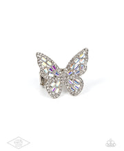Load image into Gallery viewer, Flauntable Flutter - Multi Iridescent Butterfly Ring
