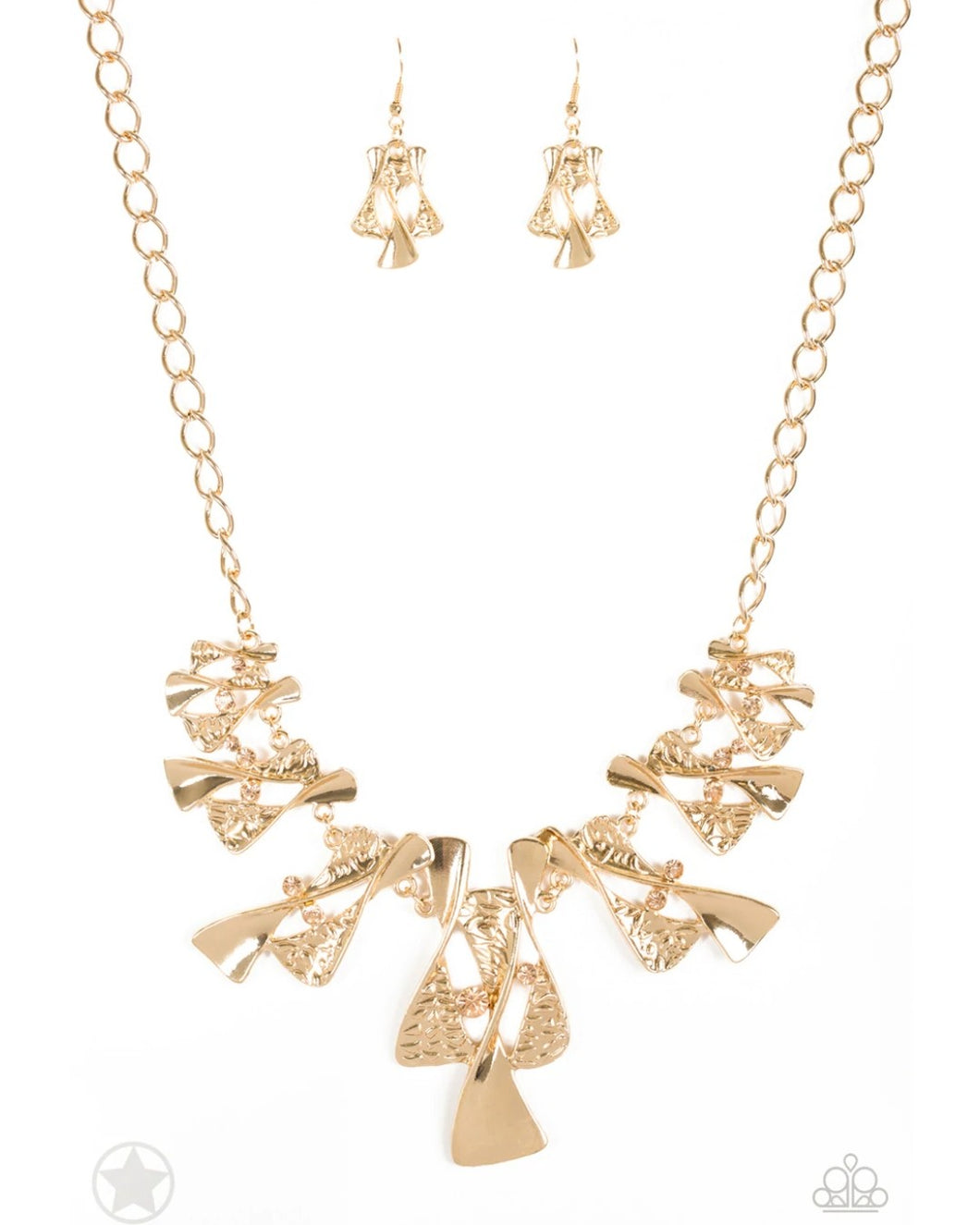 Paparazzi Necklace Blockbuster - The Sands of Time - Gold
