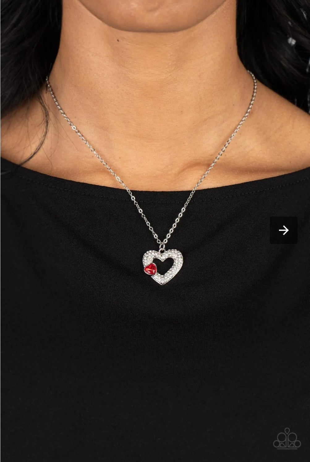 Bedazzled Bliss - Red Necklace