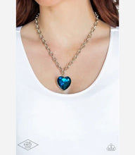Load image into Gallery viewer, Flirtatiously Flashy Blue Necklace
