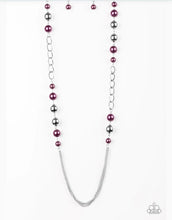 Load image into Gallery viewer, Uptown Talker - Purple Necklace (PUR-49)
