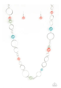 "LOVELY LADY LUCK" MULTI NECKLACE & EARRING SET (M-12)