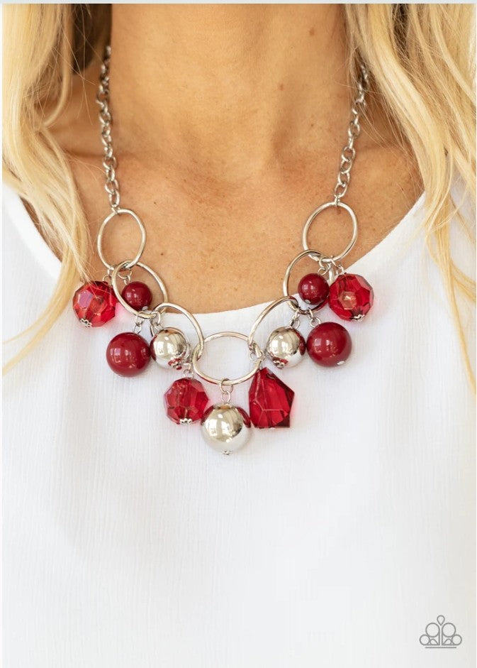 Cosmic Getaway - Red Necklace (R-72)