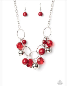 Cosmic Getaway - Red Necklace (R-72)