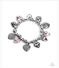 Load image into Gallery viewer, Charming Crush - Pink Bracelet
