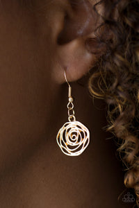 Rosy Rosette - Gold - Rosebud (G-096)