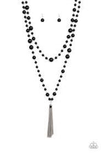 Load image into Gallery viewer, Social hour -black necklaces (BLK-20)
