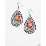 Modern Garden-Orange Earring